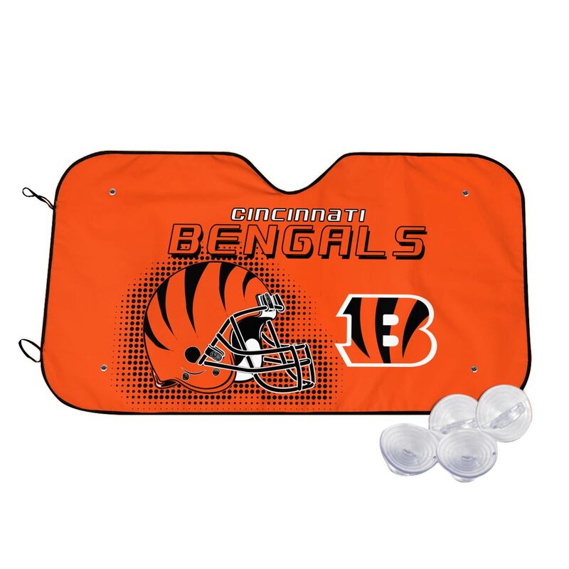 Cincinnati Bengals Printing Car windshield sunshades is suitable car front windshield sunshades