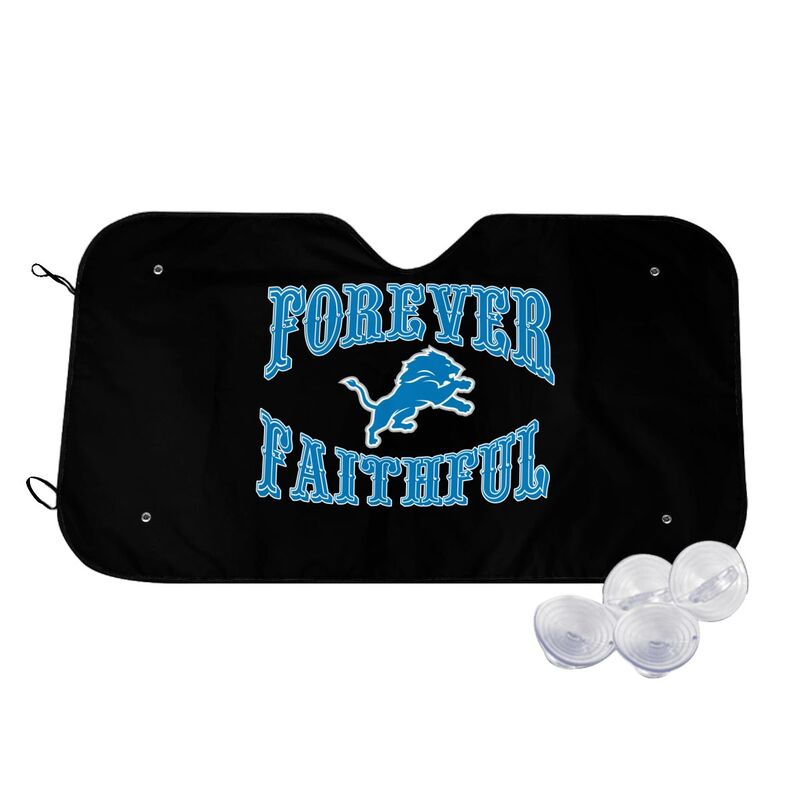 Detroit Lions Printing car multi size front windshield sunshade car windshield sunshade