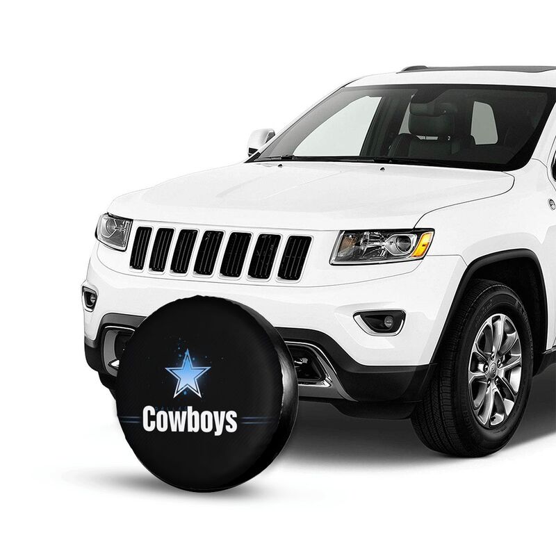 Dallas Cowboys 3 car dustproof sunscreen tyre protective cover Tyre protective cover