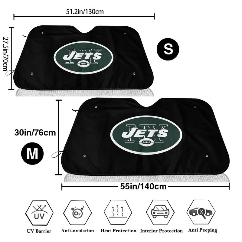 New York Jets Print is suitable for front Car windshield sunshades Car windshield sunshades