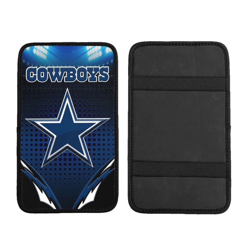 Car armrest box pad Dallas Cowboys5 Printed central armrest box pad anti slip pad