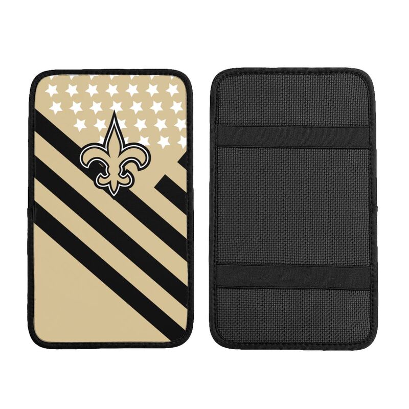 New Orleans Saints Printed car armrest box pad elbow protection pad