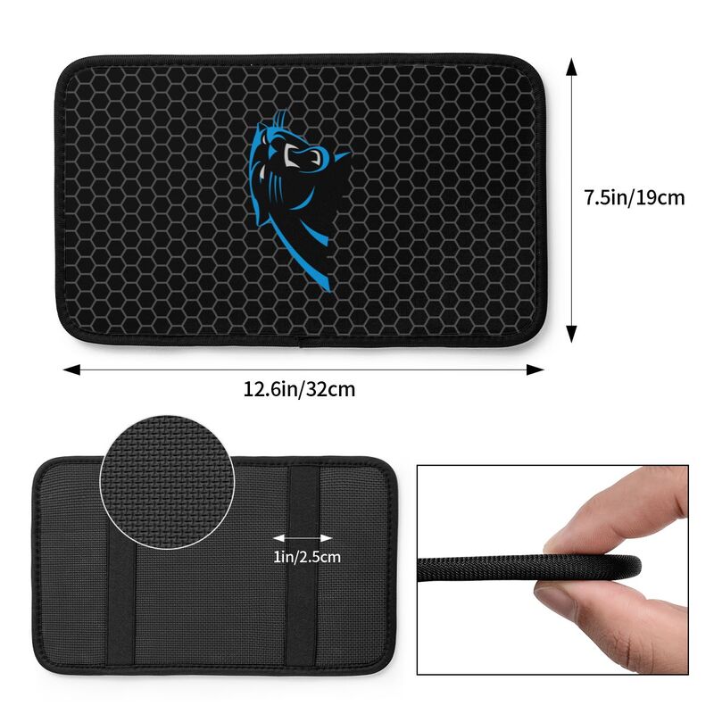 Carolina Panthers Printed protective pad for car armrest box