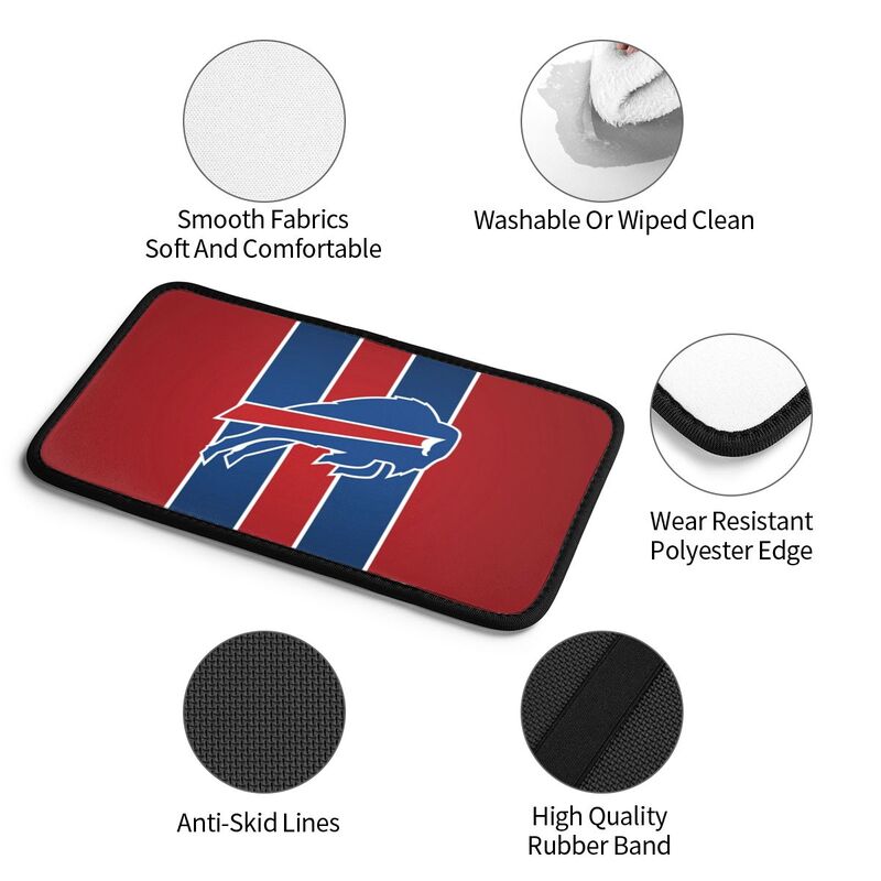 Buffalo Bills1 Protective pad for armrest box of printing vehicle