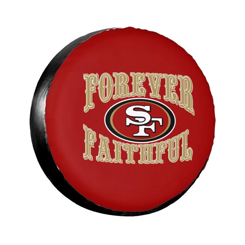San Francisco 49ers Printing car spare tire dust protection cover tire protection cover