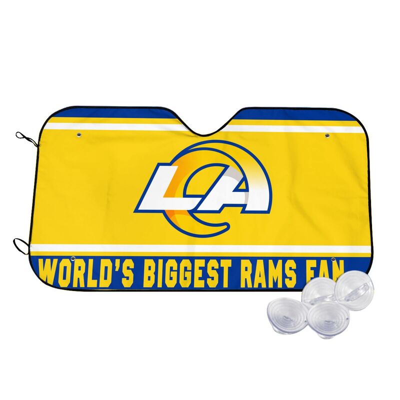 Los Angeles Rams Printing is suitable for car front windshield sunshades Car windshield sunshades