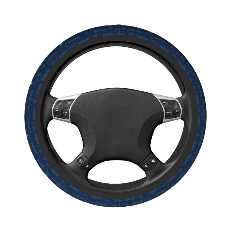 New England Patriots Printed breathable elastic steering wheel protective cover