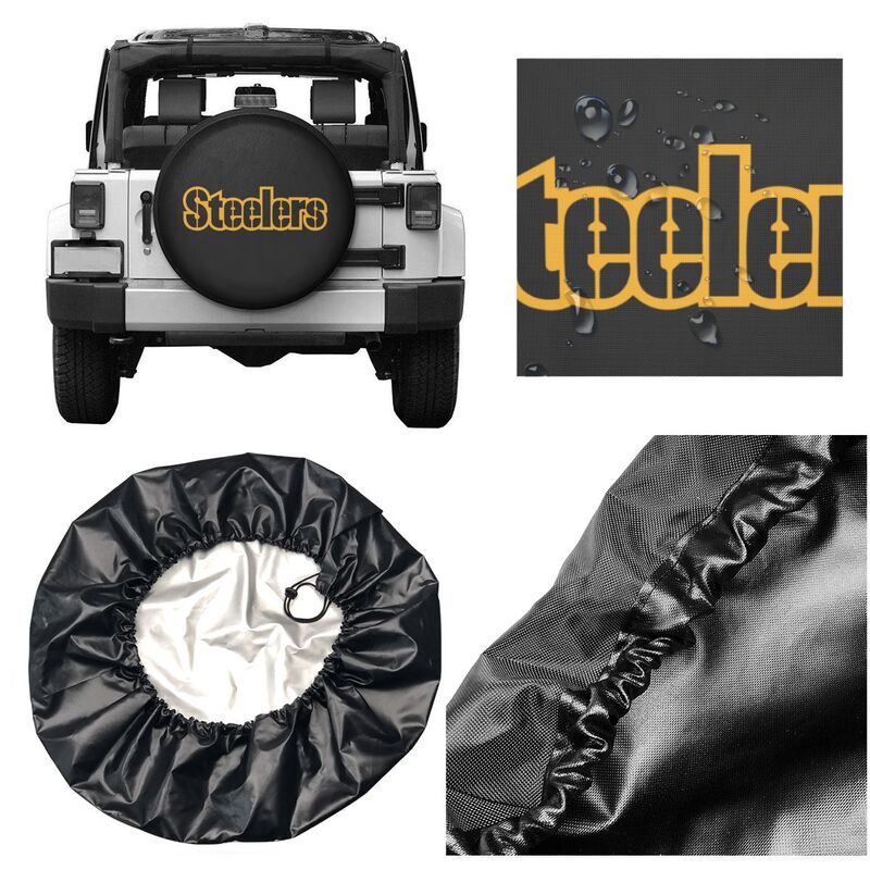 Pittsburgh Steelers car dustproof sunscreen tyre protective cover Tyre protective cover