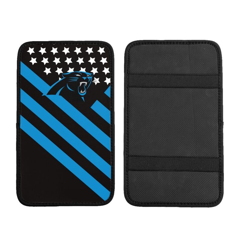 Carolina Panthers Printed car armrest box pad anti-abrasion pad