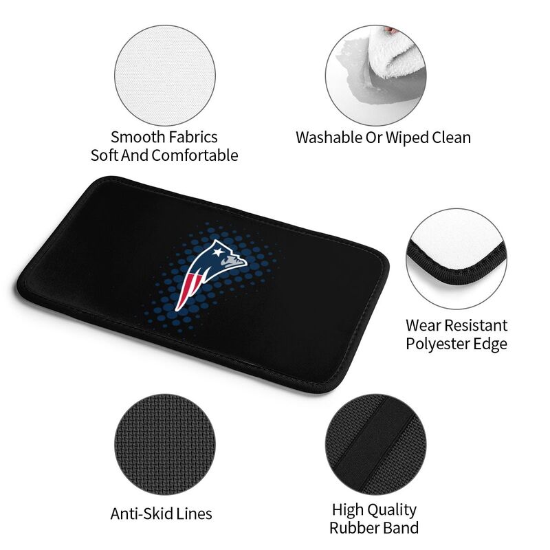 New England Patriots Printed car armrest box cushion armrest protective cover