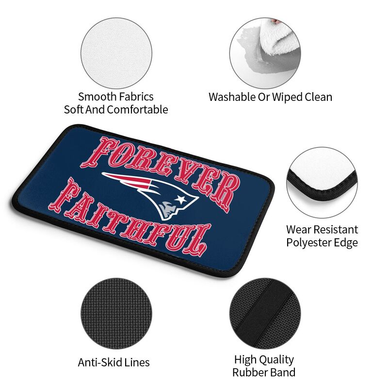 New England Patriots Print car armrest box cover armrest protective cover