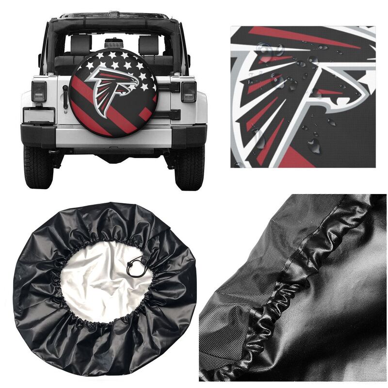 Atlanta Falcons 4 Tyre protective cover car dustproof sunscreen tyre protective cover