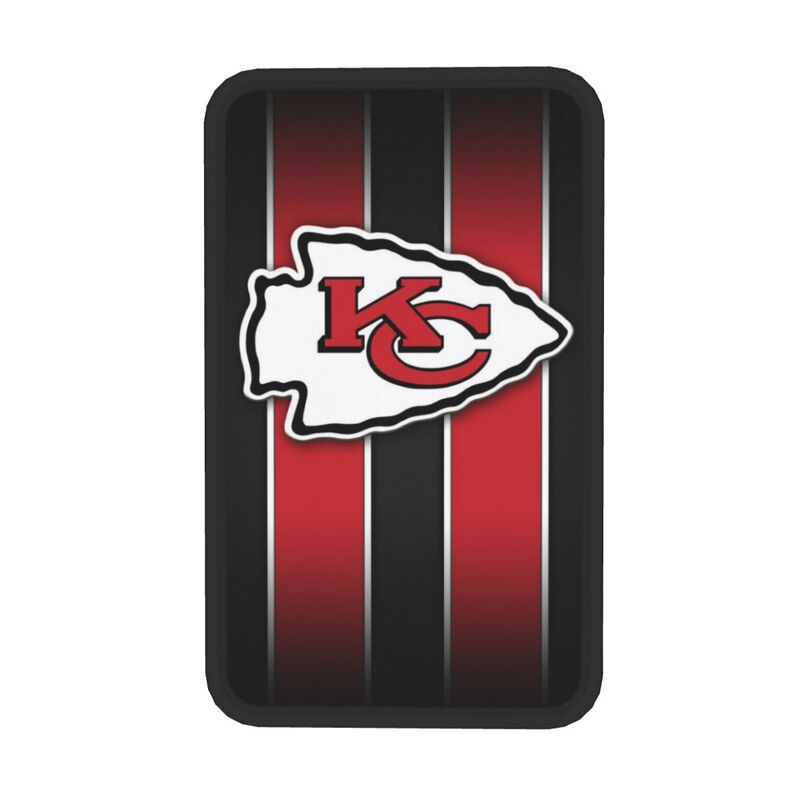 Car armrest box pad Kansas City Chiefs 6 Printed central armrest box cushion protective pad
