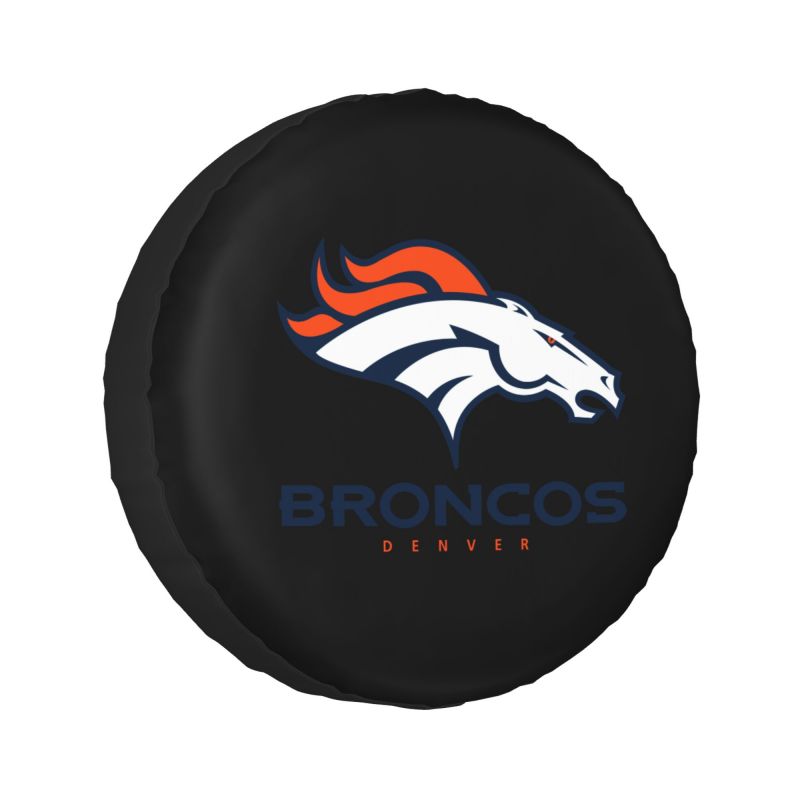 Denver Broncos Car tire protection cover spare tire waterproof and dustproof cover