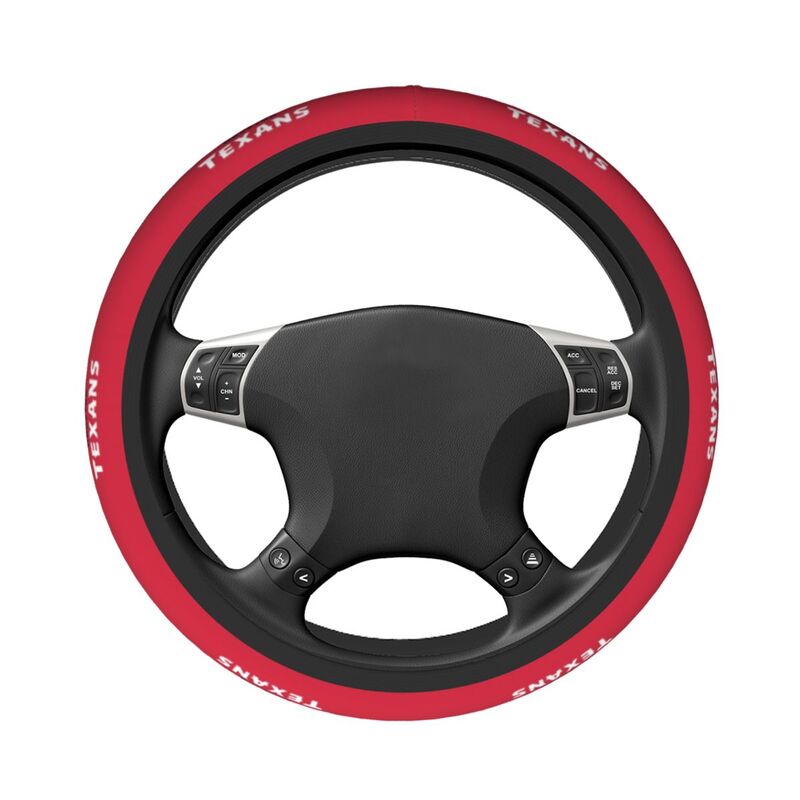 Houston Texans 2 Printed breathable elastic steering wheel protective cover