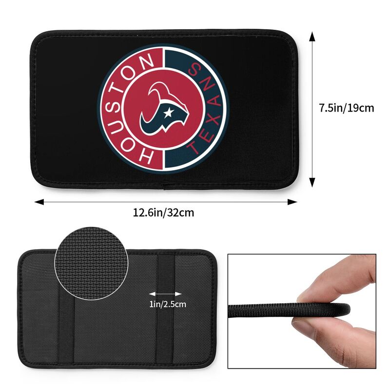 Houston Texans 1 print car armrest protective cover Car center console armrest pad