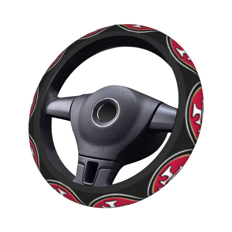 San Francisco 49ers Printed breathable anti slip cover elastic steering wheel cover