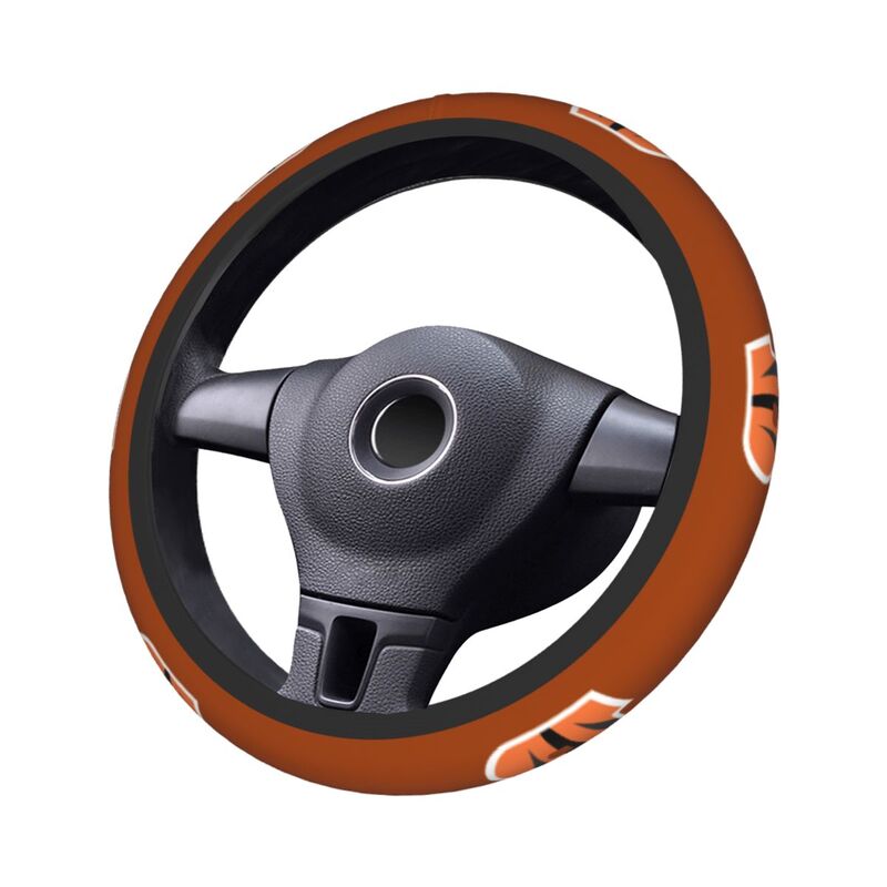 Cincinnati Bengals 1 Printed breathable elastic steering wheel anti slip cover