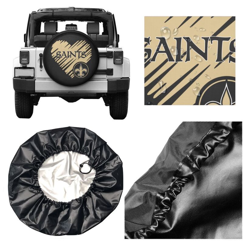 New Orleans Saints Printed car spare tire dust protection cover tire protection cover