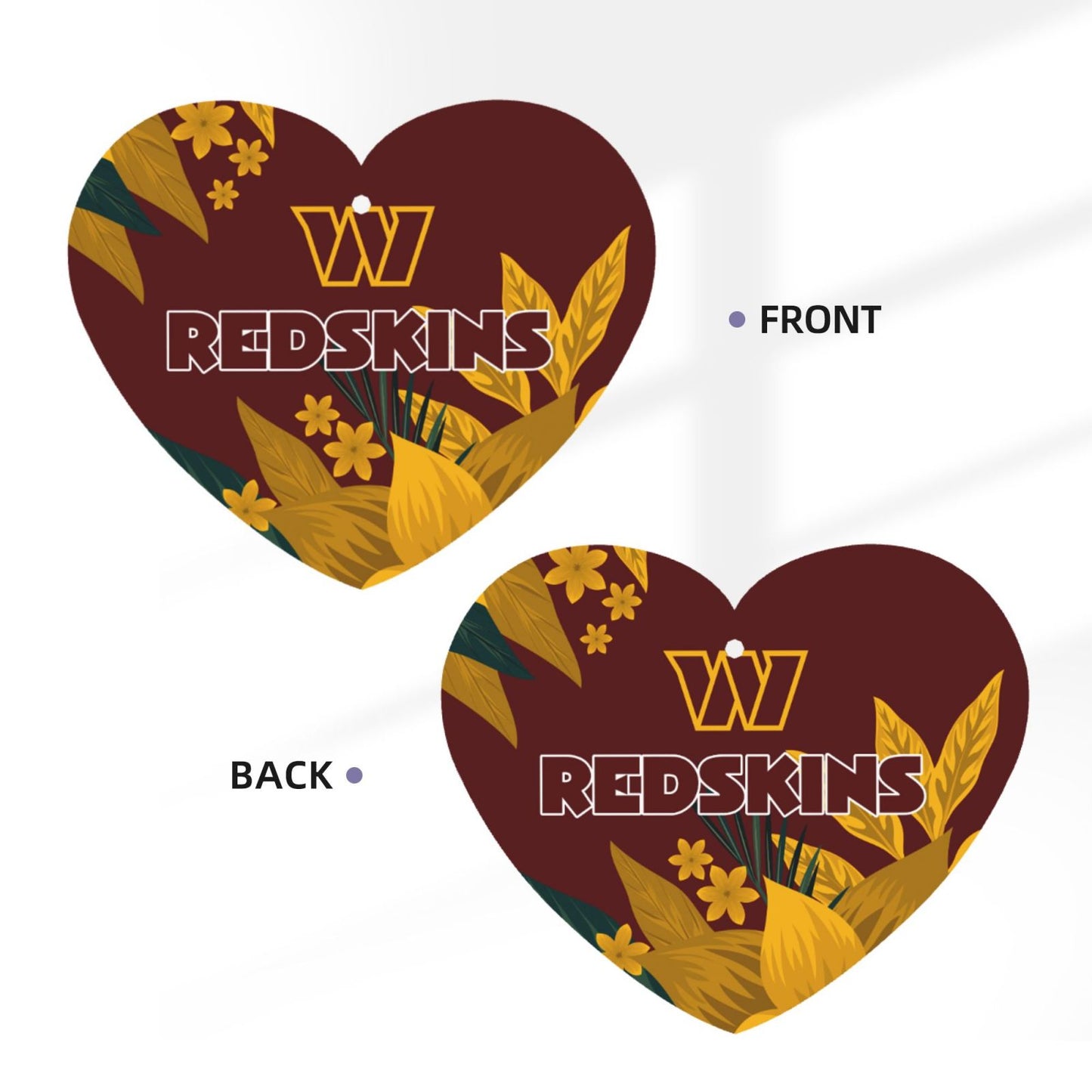 4pcs- Washington Redskins car aromatherapy tablets Car Air Fresheners Cards Set