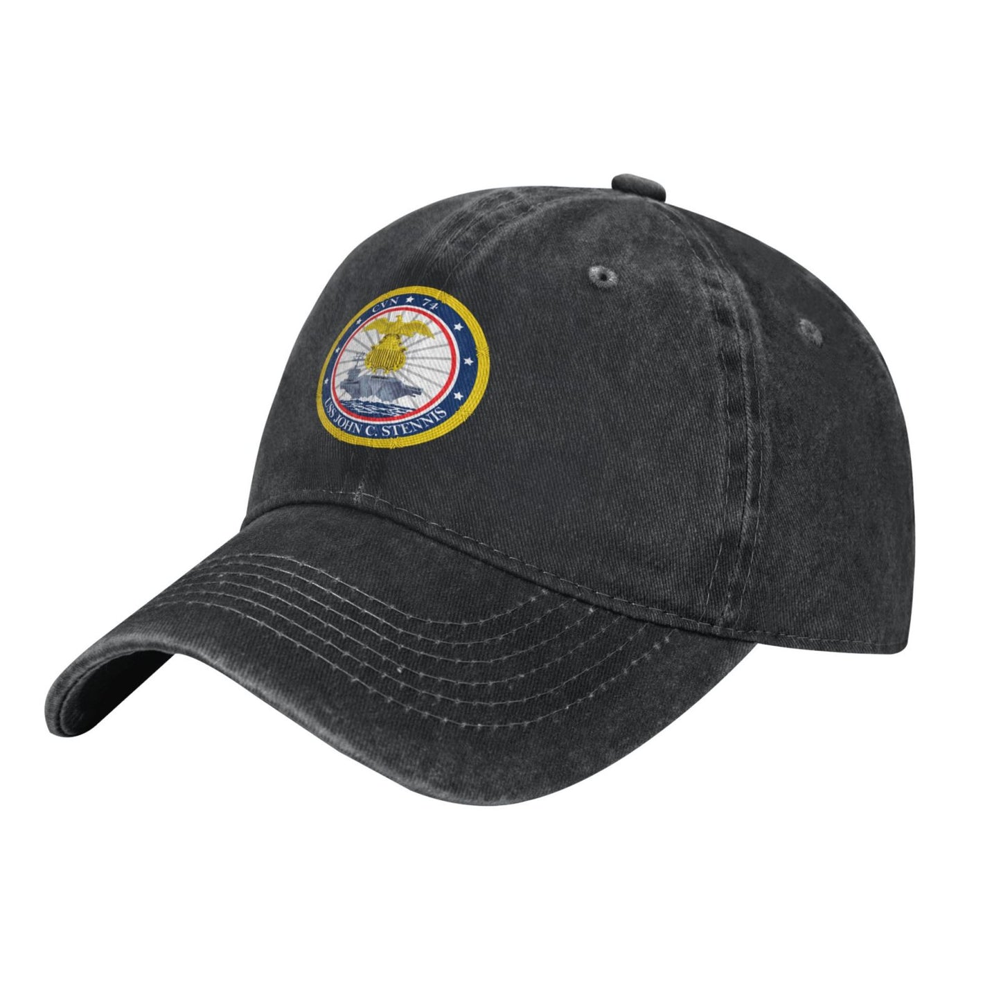 USS John C. Stennis (CVN-74) Printed unisex baseball cap adjustable cap veteran gift
