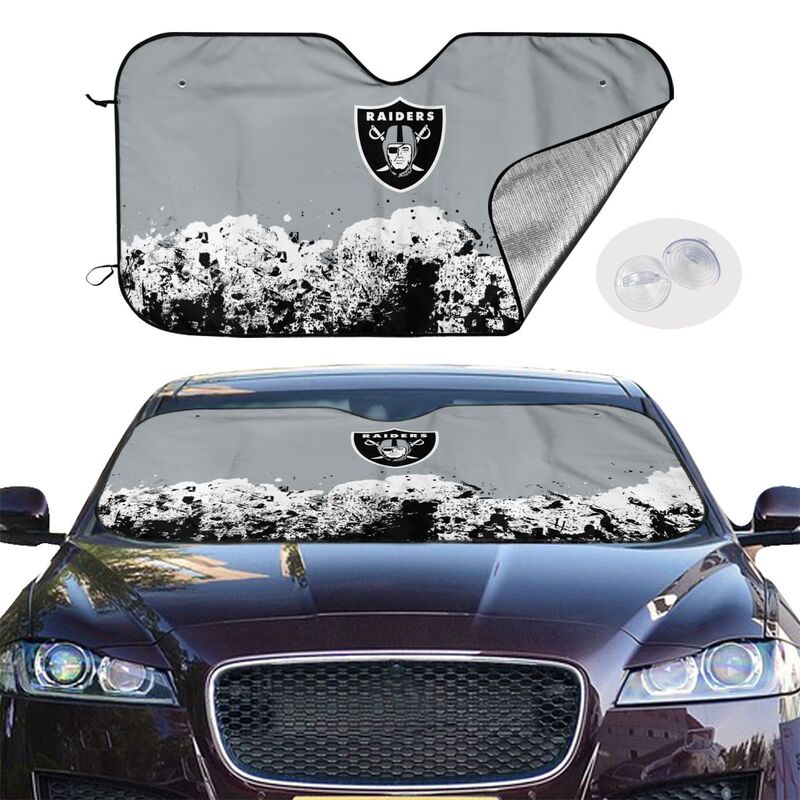 Las Vegas Raiders Print car front windshield sunshade car windshield sunshade (multi size)