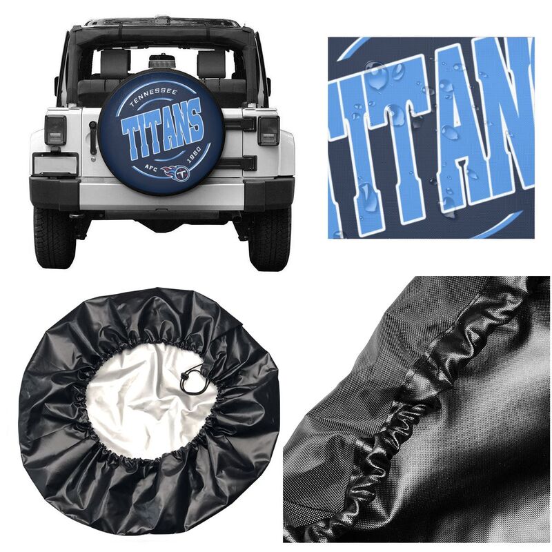 Tennessee Titans Printing car tire protection cover car spare tire dust protection cover