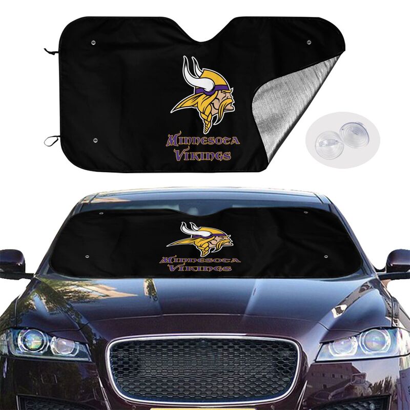 Minnesota Vikings Print is suitable for front Car windshield sunshades Car windshield sunshades