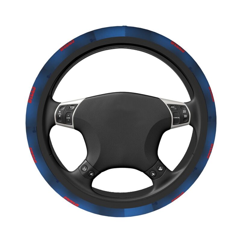 Buffalo Bills 2 Printed breathable anti slip cover elastic steering wheel cover