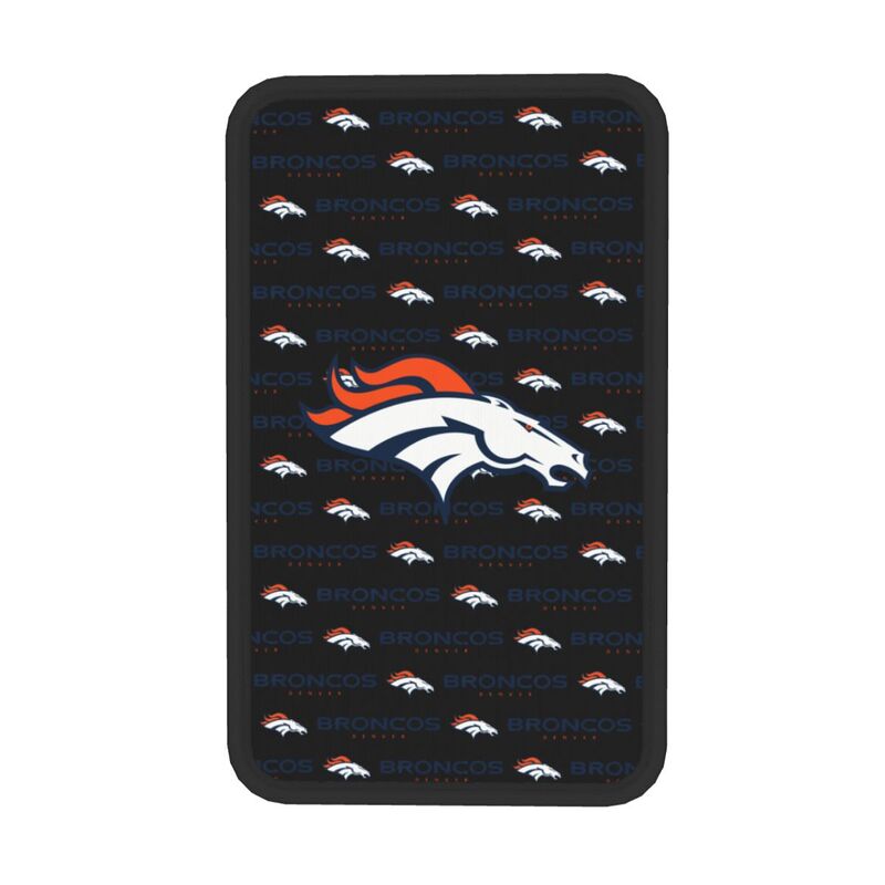 Denver Broncos 2 printed Car handrail cushion Personalized car armrest cover