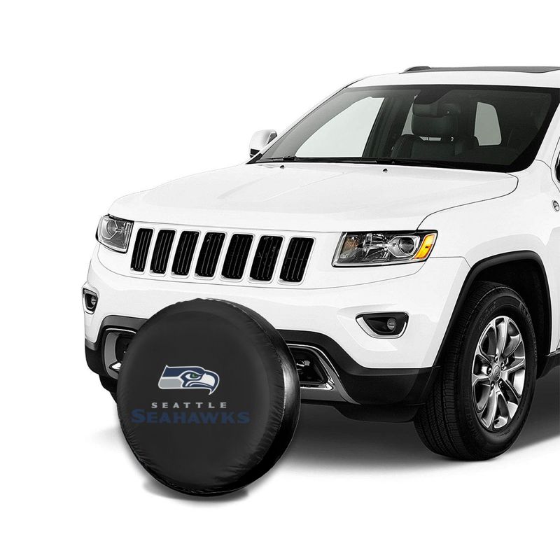 Seattle Seahawks Car tire protective cover waterproof and dustproof tire cover