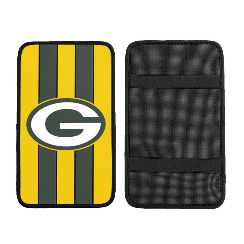 Green Bay Packers3 Printed car armrest box pad anti-abrasion pad