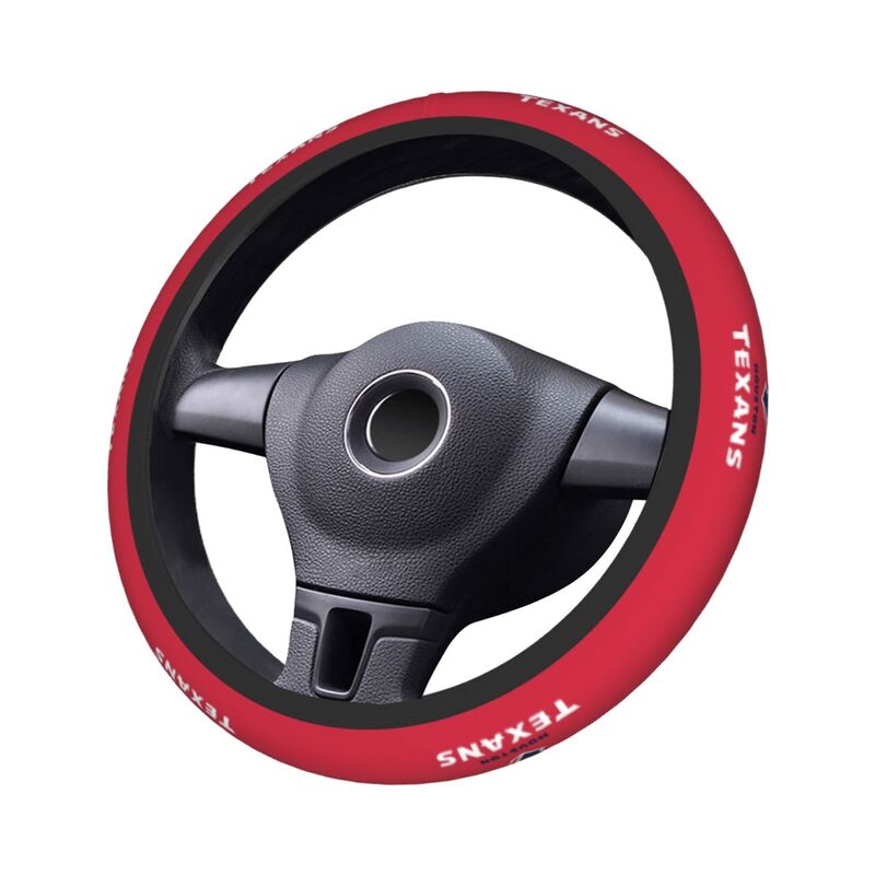 Houston Texans 2 Printed breathable elastic steering wheel protective cover