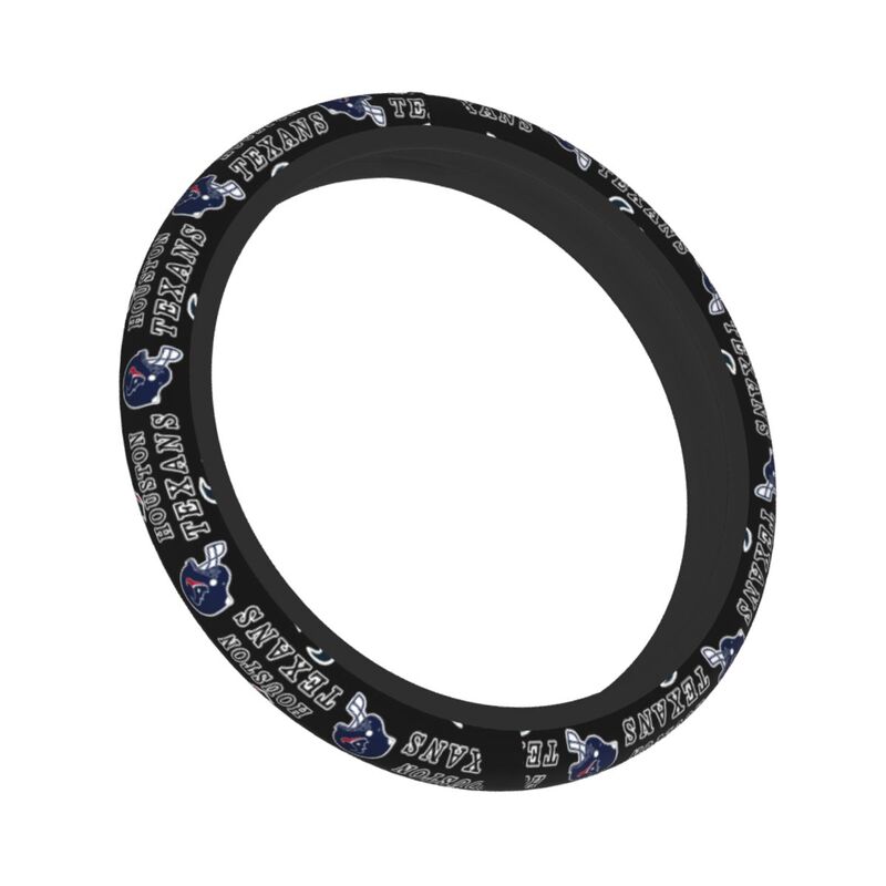 Houston Texans Printed car protective cover elastic steering wheel cover