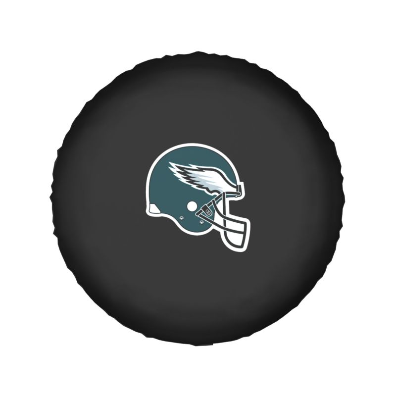 Philadelphia Eagles 2 Car tire protective cover waterproof and dustproof tire cover