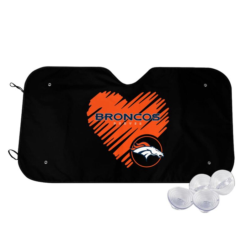 Denver Broncos Printing is suitable car front windshield sunshades Car windshield sunshades