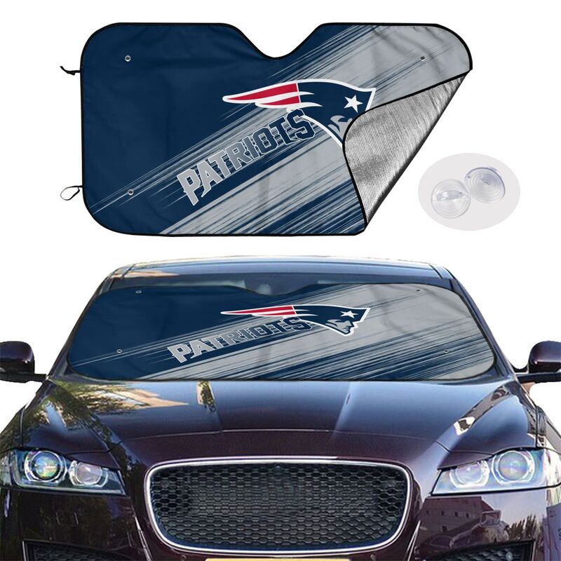 New England Patriots Print car windshield sunshade panel car windshield sunshade cover multiple sizes