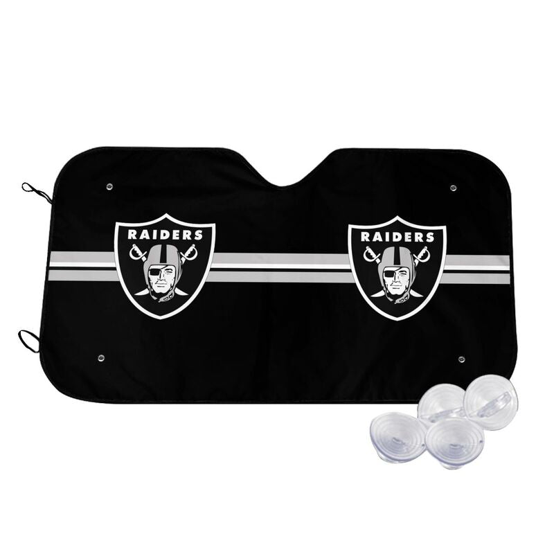 Las Vegas Raiders 2 Printed suitable for front Car windshield sunshades Car windshield sunshades