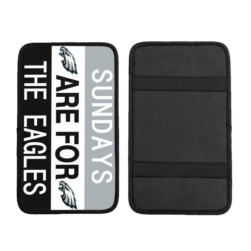 Philadelphia Eagles Personalized printed car armrest cover Car handrail box cushion