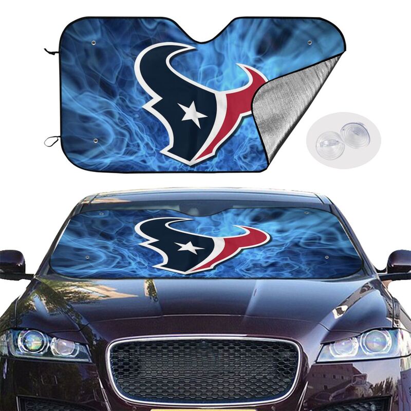 Houston Texans Print suitable for front Car windshield sunshades Car windshield sunshades