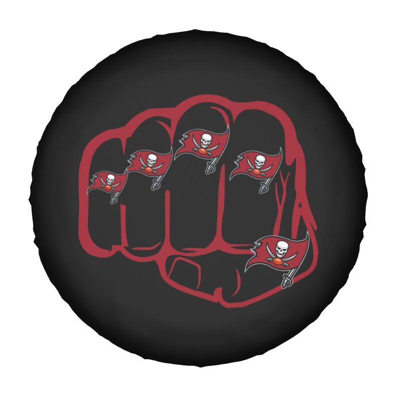 Tampa Bay Buccaneers Print tire protection cover car spare tire dust protection covers
