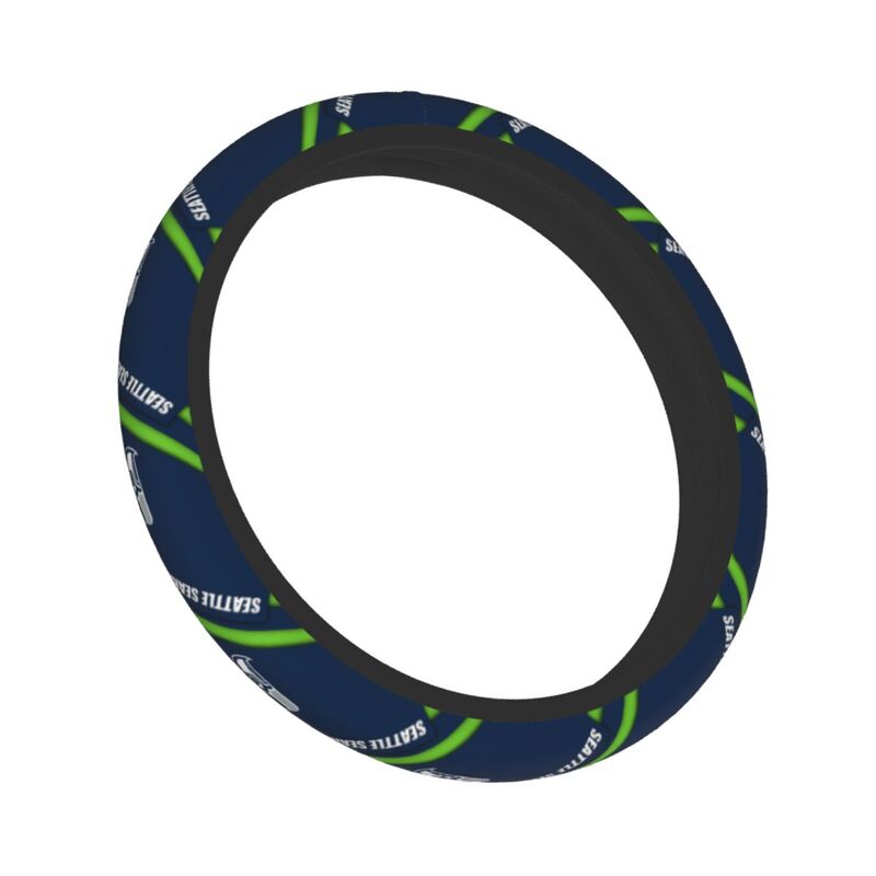 Seattle Seahawks Printed car anti-skid cover elastic steering wheel cover