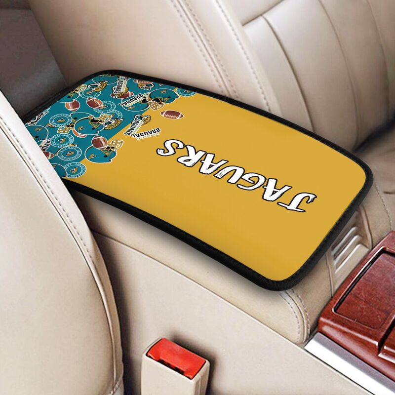 Jacksonville Jaguars print Car center console armrest pad car armrest protective cover