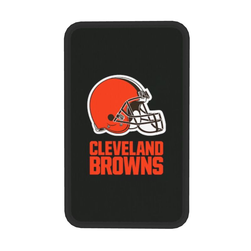 Cleveland Browns Printed car center armrest box pad anti slip pad