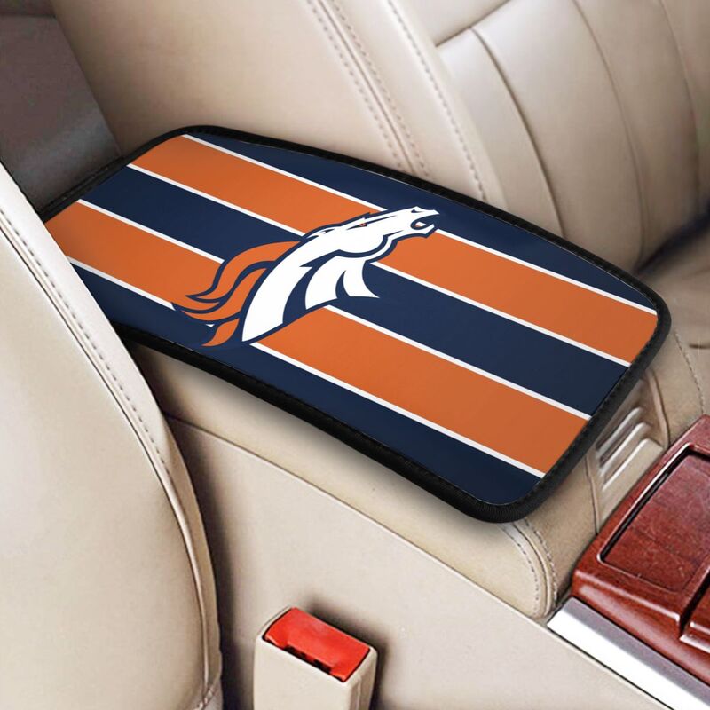 Denver Broncos1 Printed car armrest box pad anti-abrasion pad