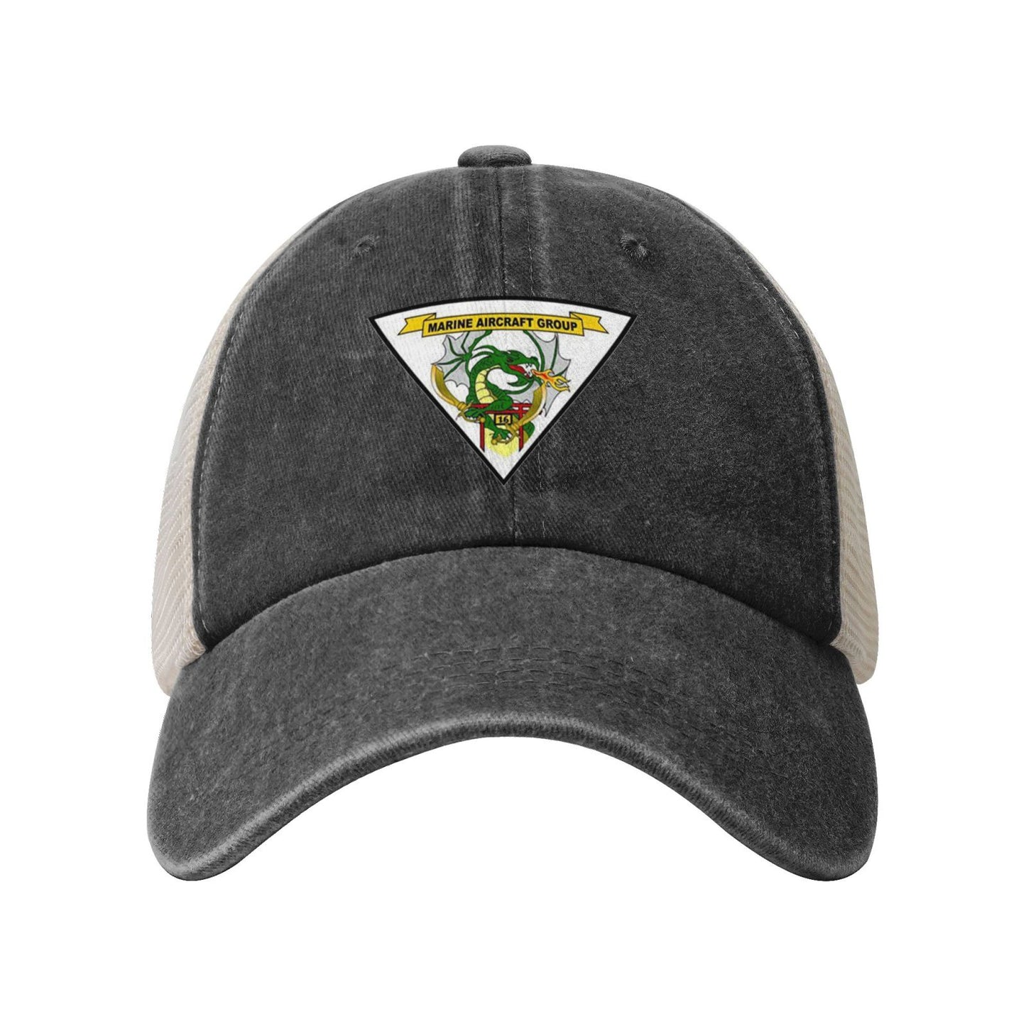 MAG-16 Insignia Printed unisex baseball cap adjustable grid baseball cap veteran gift