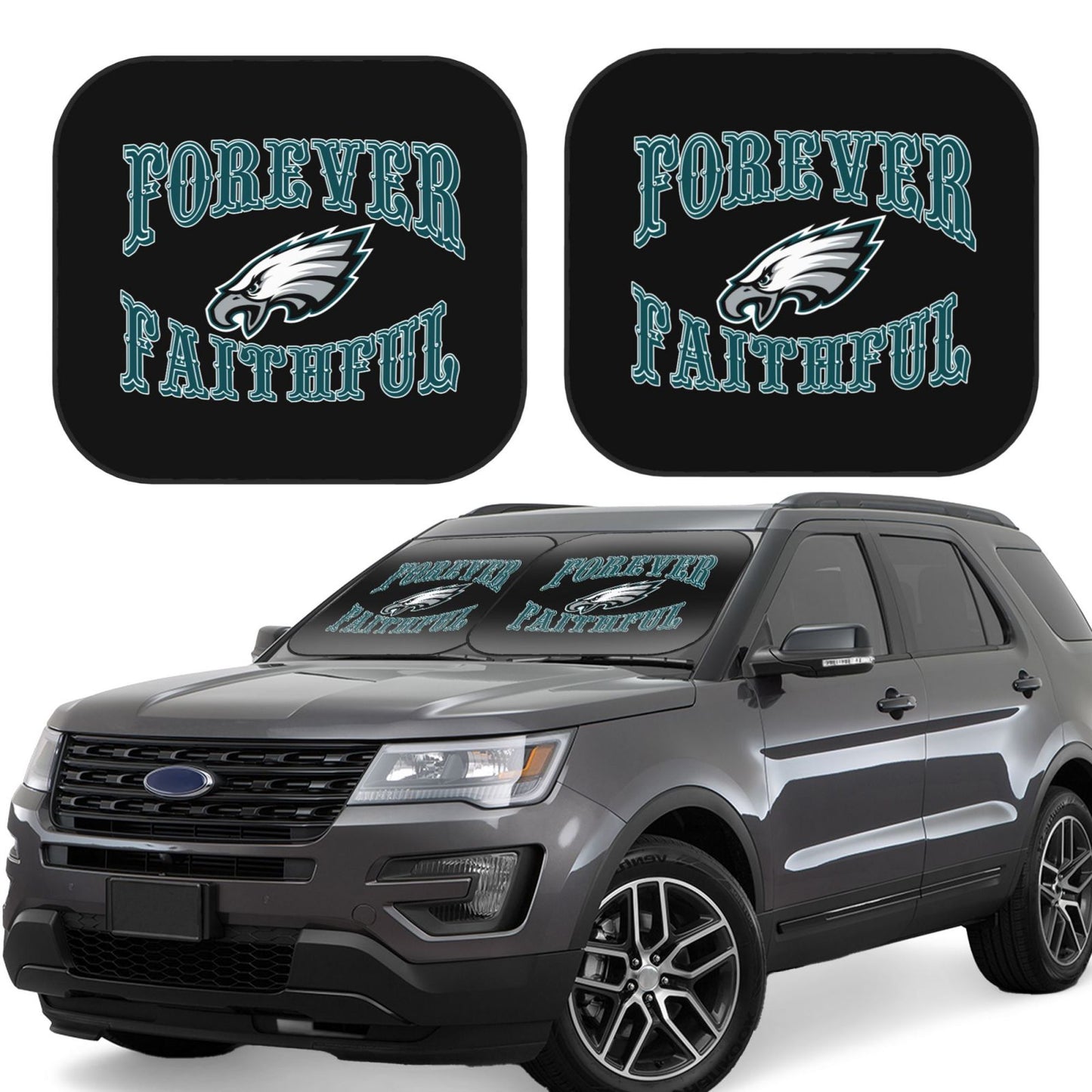 Philadelphia Eagles Car front windshield sunshade UV resistant sunshade foldable