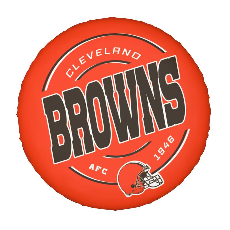 Cleveland Browns Printing car tire protection cover car spare tire dust protection cover