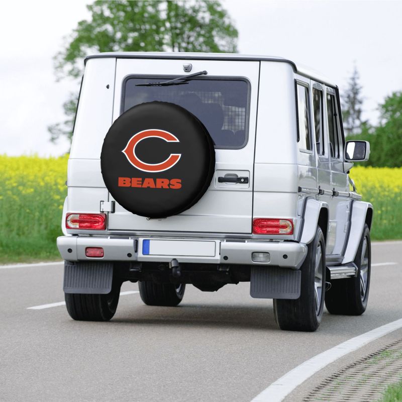 Chicago Bears Car tire protection cover spare tire waterproof and dustproof cover