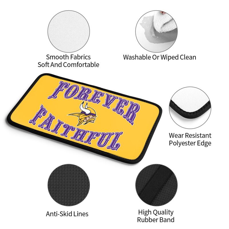 Minnesota Vikings Print car armrest box cover armrest protective cover